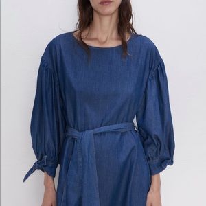 Zara Woman’s NWT NEVER WORN Denim Dress